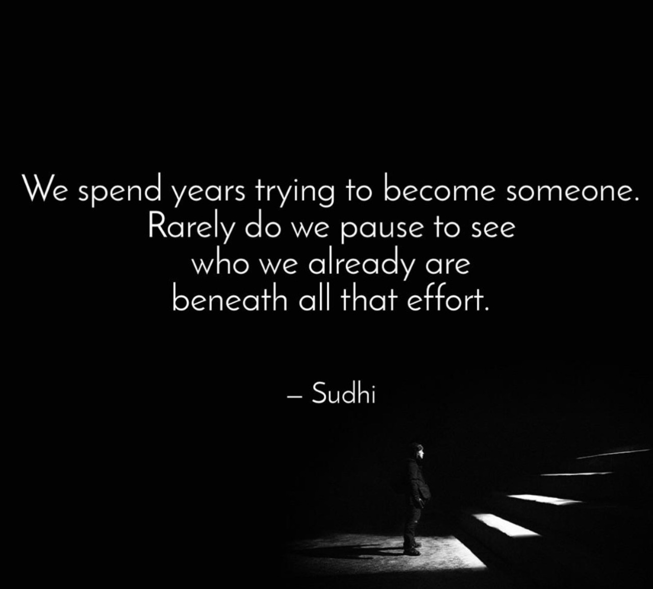 Becoming vs Being: The Self Beneath Effort