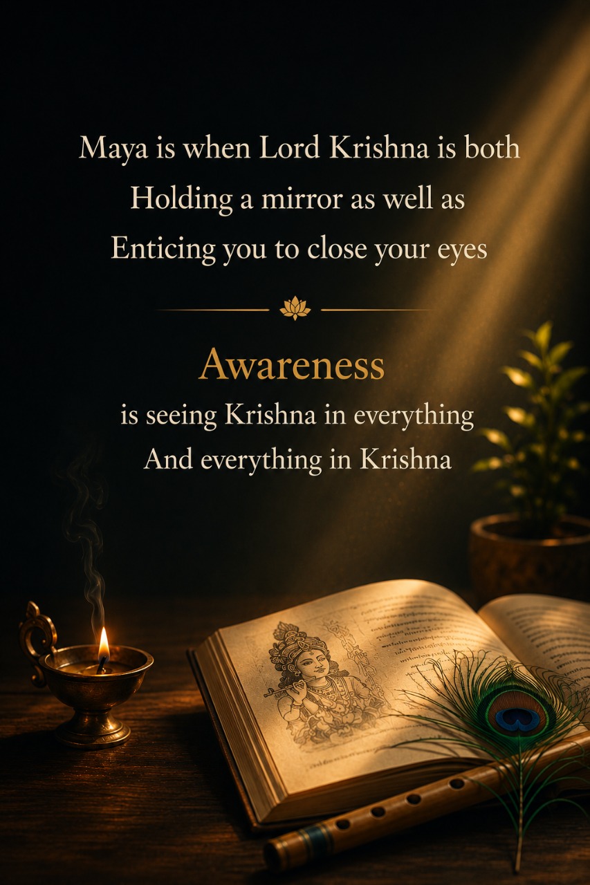 Krishna, Maya, and the Mirror